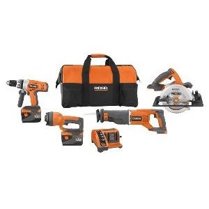 Rigid Cordless Combo Kits, Ridgid Tools