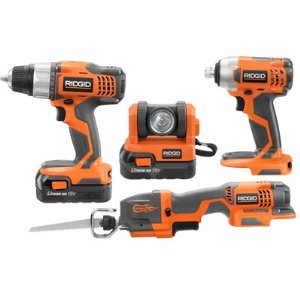 Rigid Cordless Combo Kits, Ridgid Tools