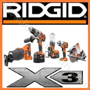 Rigid Cordless Combo Kits, Ridgid Tools